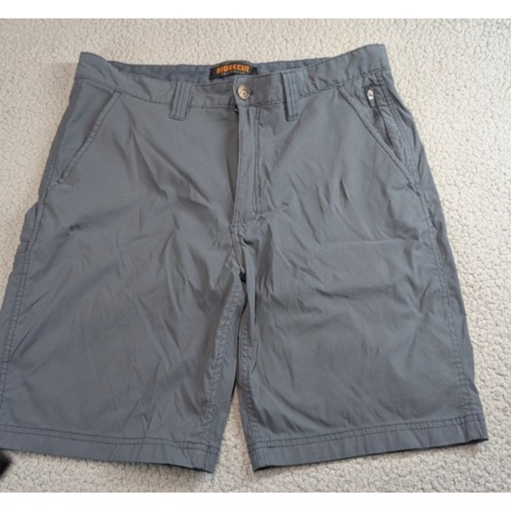 Ridgecut Toughwear Mens 36 Utility Shorts Gray Nylon Spandex RC11011 Work Hiking